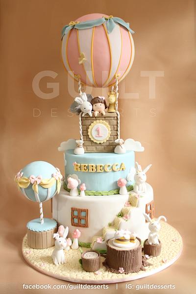 Hot Air Balloon - Cake by Guilt Desserts