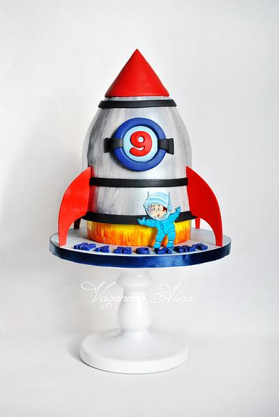 space rocket cake - Cake by Alina Vaganova