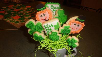 St Patrick's Day cookies - Cake by lori 