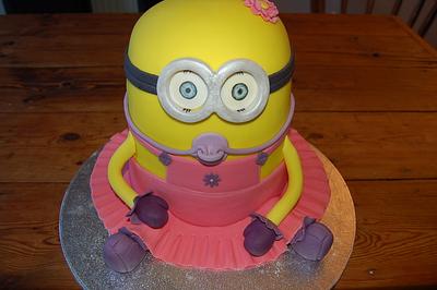 baby minion - Cake by lovemuffins by clair