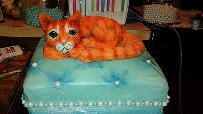 Kitty cat. - Cake by kellybe13