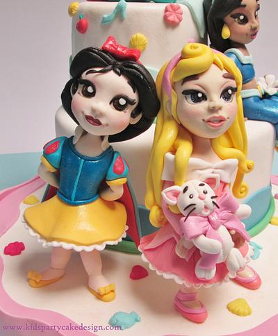baby princess project #snow white #aurora - Cake by Maria  Teresa Perez