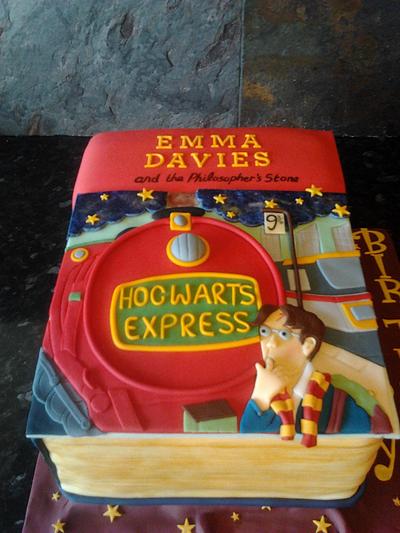 Harry Potter book cake - Cake by Caked