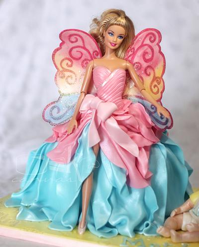 Fairy Barbie - Cake by Anna Mathew Vadayatt