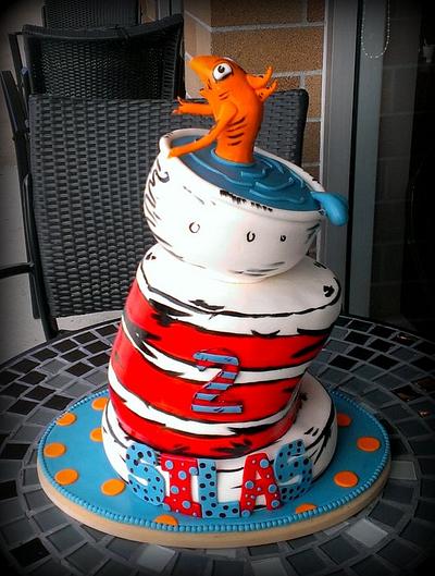 Dr. Seuss cake - Cake by cheeky monkey cakes