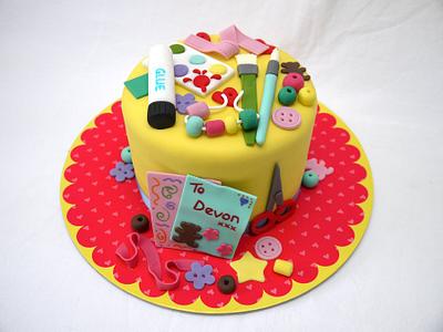 Art and Craft Cake - Cake by Natalie King