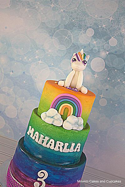 My Little Pony Watercolour - Cake by Mmmm cakes and cupcakes