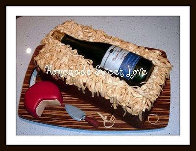 Wine Box - Cake by  Brenda Lee Rivera 