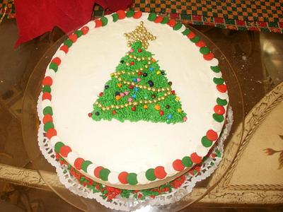Christmas tree cake - Cake by lizy