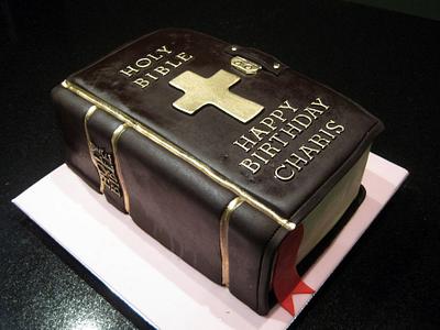 Holy Bible - Cake by Nicholas Ang