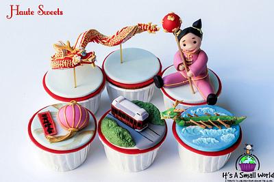 It's A Small World Cupcake Collaboration - Hong Kong - Cake by Hiromi Greer