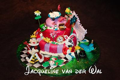 Alice in wonderland - Cake by Jacqueline