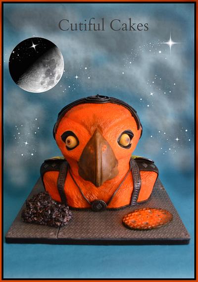 Two Headed Alien - Cake by Sylvia Elba sugARTIST