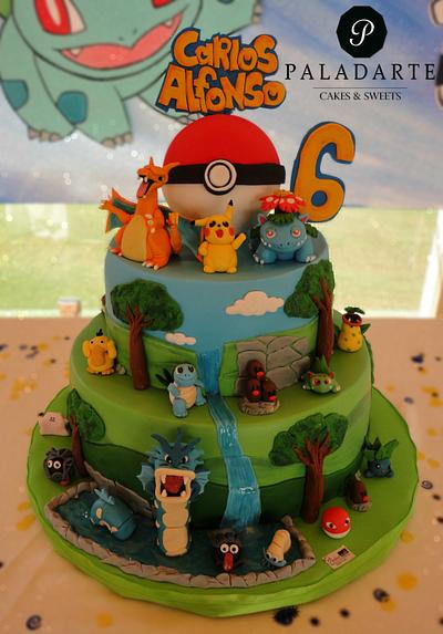 Pokemon cake - Cake by Paladarte El Salvador