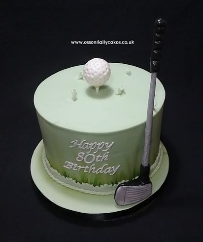 Golfer - Cake by Essentially Cakes