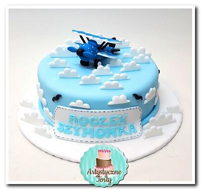 Sweet Airplane Cake - Cake by Artystyczne Torty