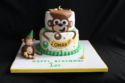 Monkey Cake - Cake by CakeCreationsCecilia