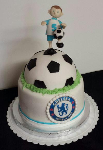 Let's play soccer! - Cake by Laurie