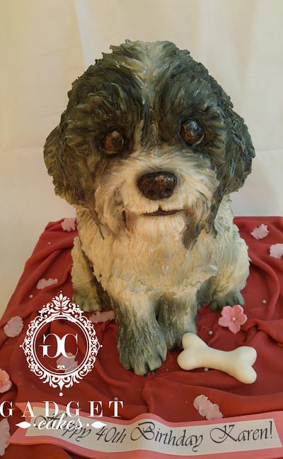 Doggy cake! - Cake by Gadget Cakes