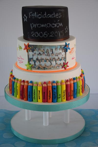 Primary School Graduation Cake - Cake by Vanessa Figueroa