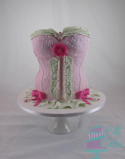 Corset Cake for Breast Cancer Foundation - Cake by Eat Cake