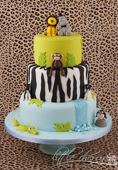 Zoo Wedding Cake - Cake by Little Cherry