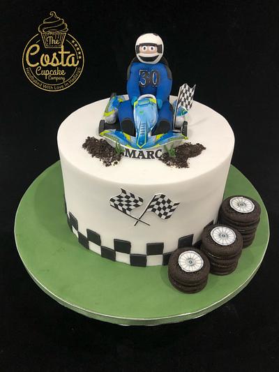 Go-kart fanatic - Cake by Costa Cupcake Company