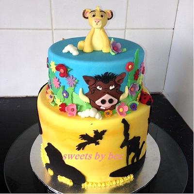 Lion King cake - Cake by Bec