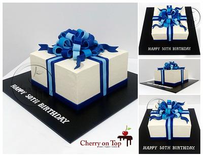 50th birthday cake - Cake by Cherry on Top Cakes