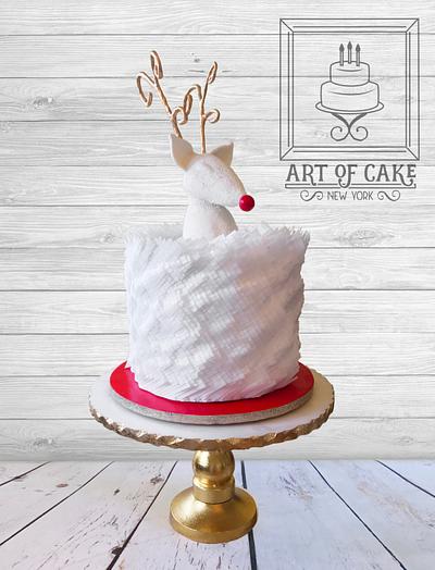 Fantasy Rudolph the Red Nose Rain Deer Cake - Cake by Akademia Tortu - Magda Kubiś