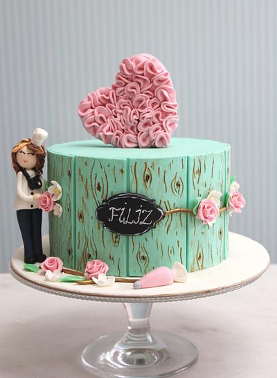 pastry chef birthday cake - Cake by asli