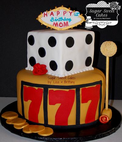 Casino 62nd Bday - Cake by Sugar Sweet Cakes