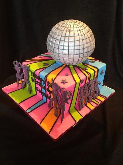 Disco inferno - Cake by Trickycakes