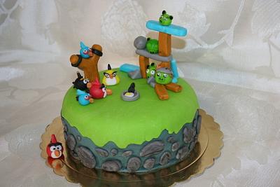 Angry Birds - Cake by Irina Vakhromkina