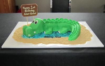 Alligator Cake - Cake by Michelle