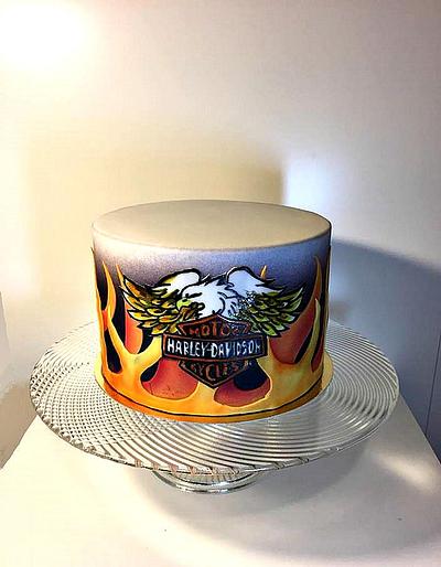 Harley-Davidson cake  - Cake by Frufi