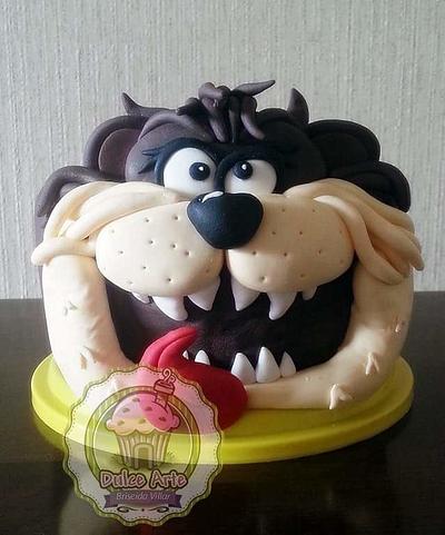 Tasmanian devil cartoon cake - Cake by Dulce Arte - Briseida Villar