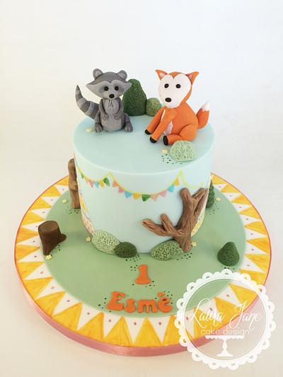 Woodland theme cake - Cake by Laura Davis
