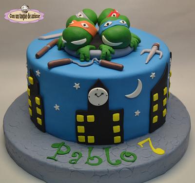 ninja Turtles cake - Cake by Con un toque de azúcar - Georgi