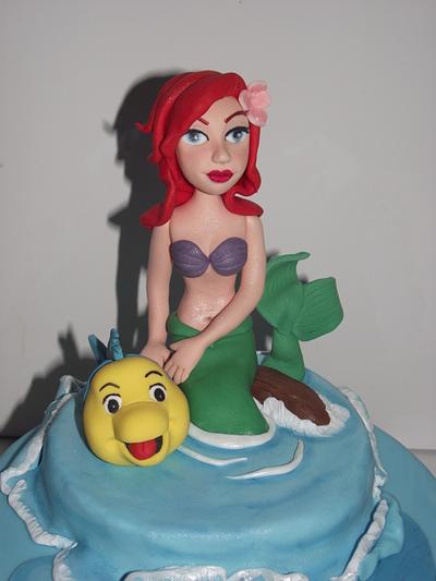 the little mermaid - Cake by NanyDelice