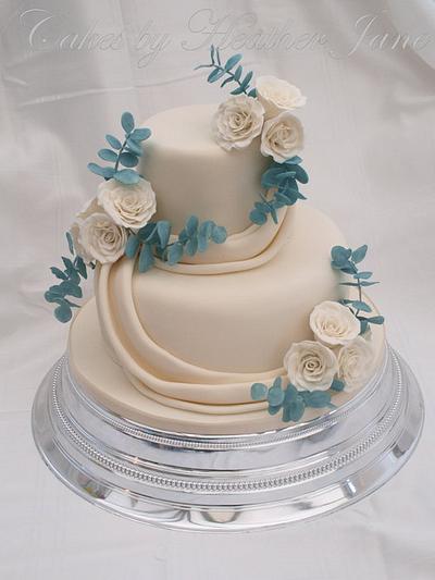 Eucalyptus Rose - Cake by Cakes By Heather Jane