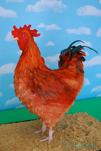 Macho the Rooster - Cake by Stacked