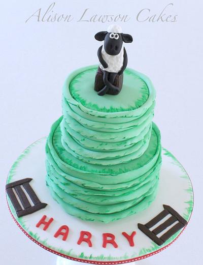 'Shaun the Sheep' - Cake by Alison Lawson Cakes