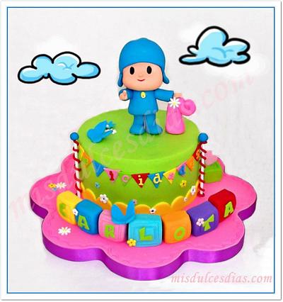 pocoyo cake - Cake by ROCIO ( Mis dulces dias )