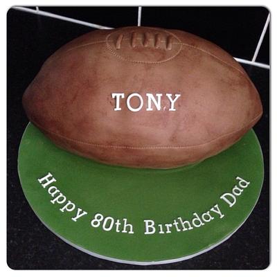 Anyone for Rugby - Cake by Debi at Daisy's Delights
