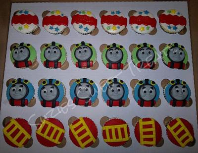 Thomas cupcakes - Cake by suzies_sweet_treats