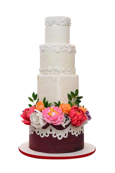 The wedding cake - Cake by Seema Bagaria