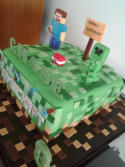 Minecraft - Cake by Cakes and Cupcakes by Monika