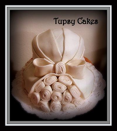 wedding dress cake - Cake by tupsy cakes