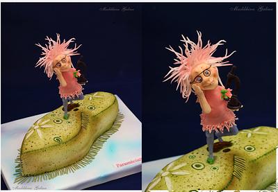 Cake "Paramecium caudatum"/ "Paramecium in the Shoe" )  - Cake by Galina Maslikhina